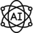 Artificial intelligence radio logo