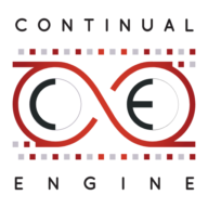 Continual Engine (CE) logo