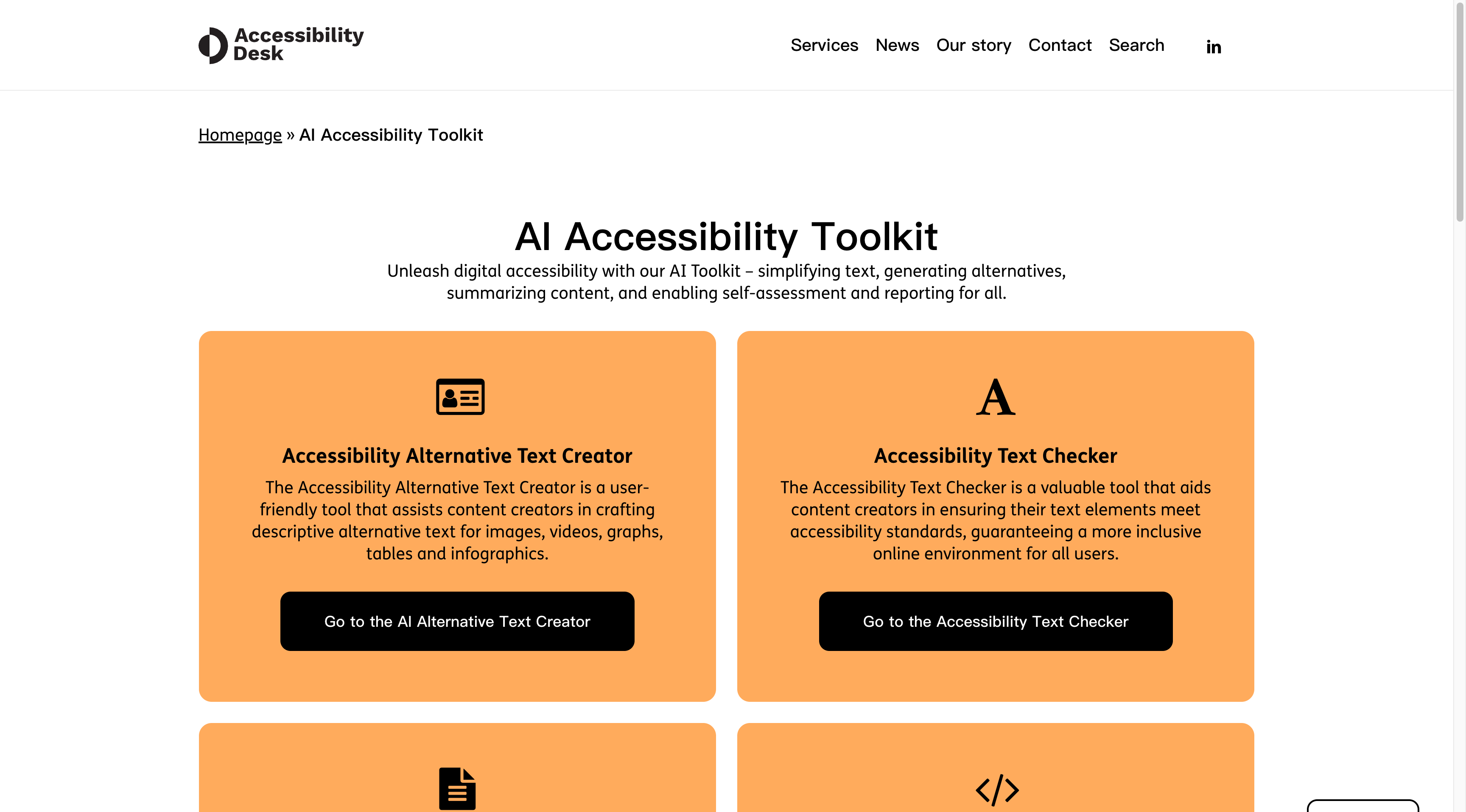 Accessibility Desk 官网截图