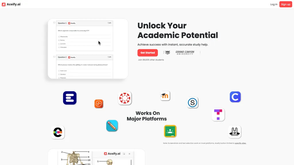 Aceify.ai 官网截图