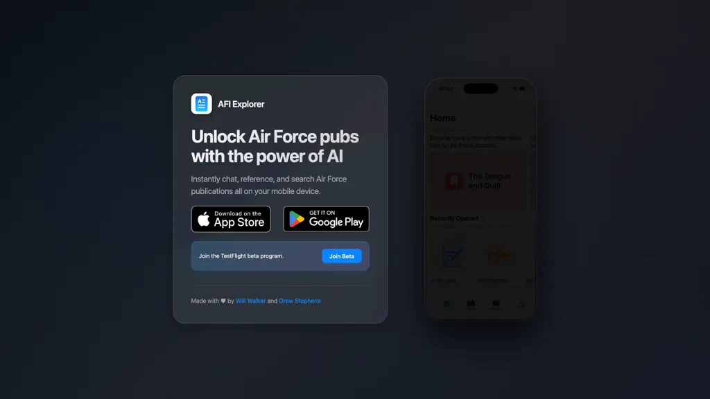AFI Explorer 官网截图