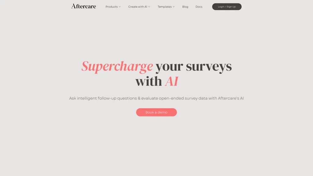 Aftercare 官网截图