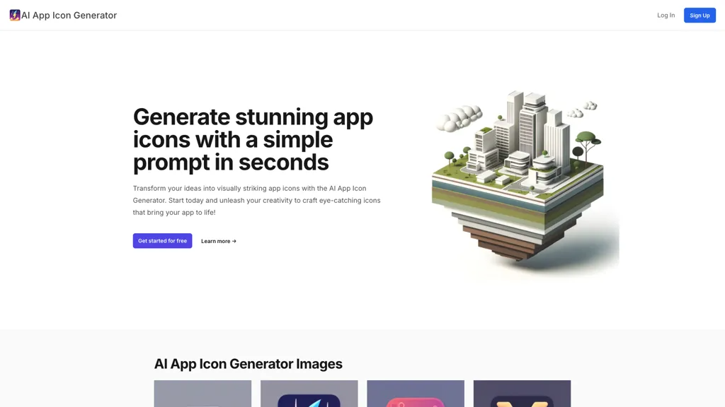 AI App Icon Generator 官网截图