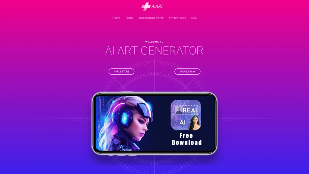 Ai Art Generator 官网截图