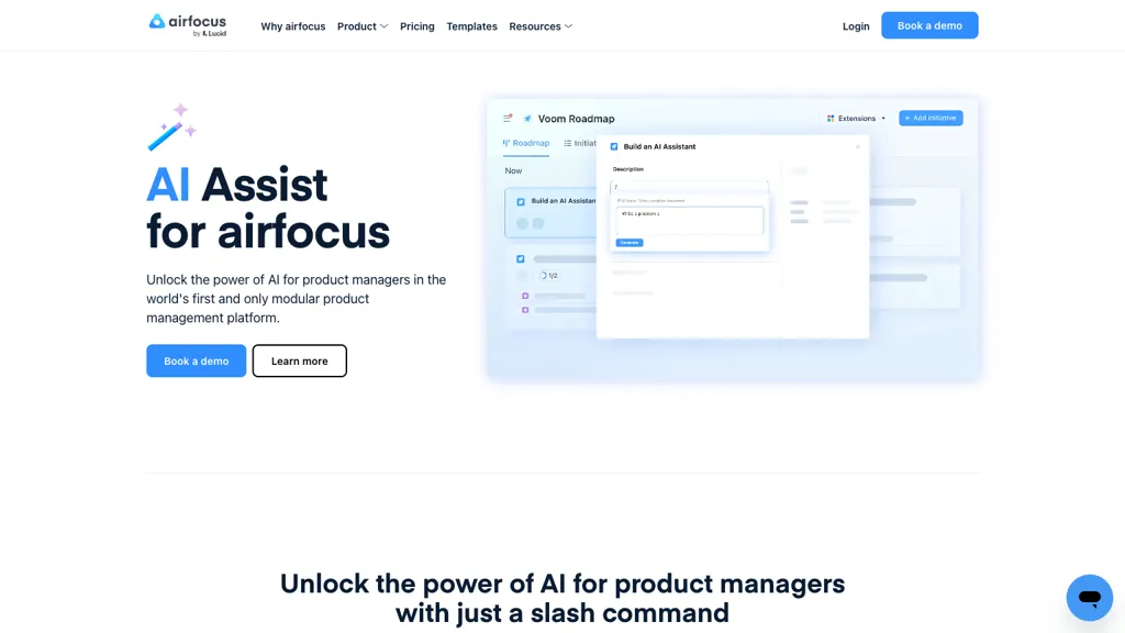 AI Assist by airfocus 工具截图