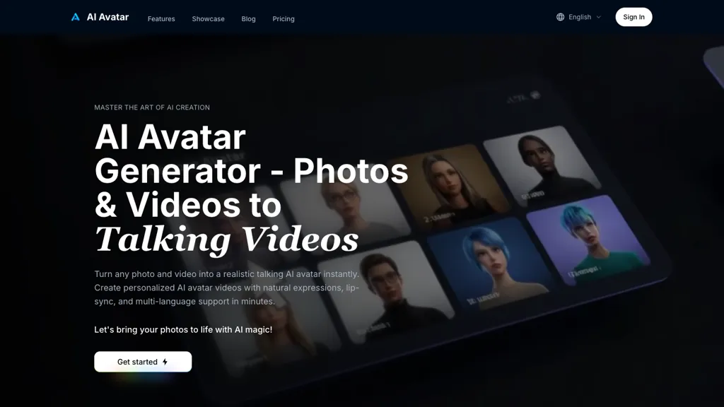 AI Avatar Art 工具截图