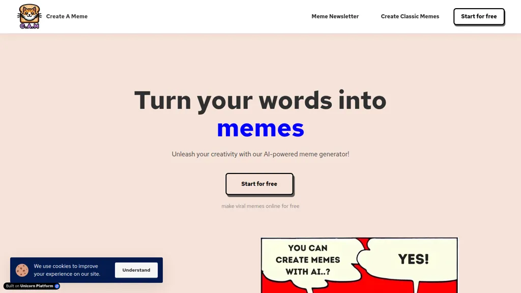 Create A Meme (C.A.M) 工具截图