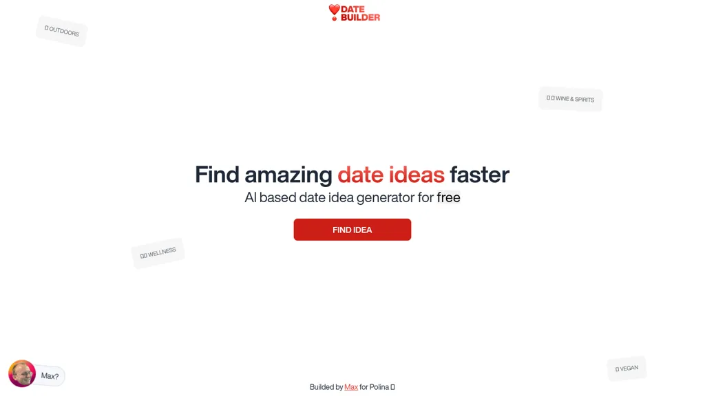 AI Date Ideas 官网截图
