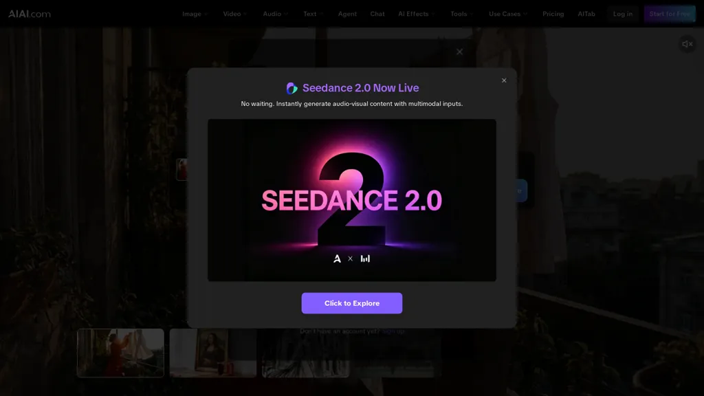 Seedance2 AI Director 官网截图