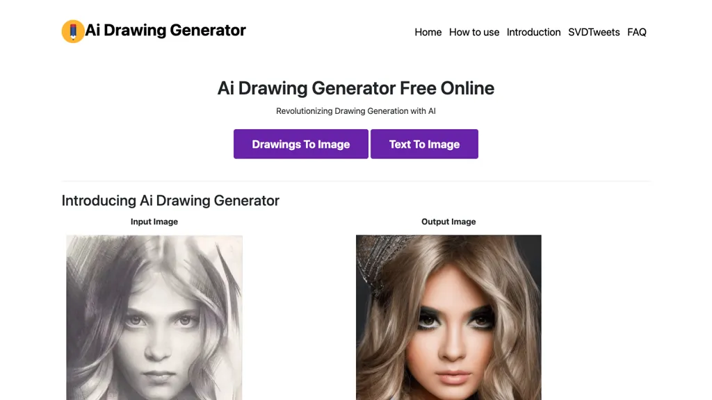 ai drawing generator 工具截图