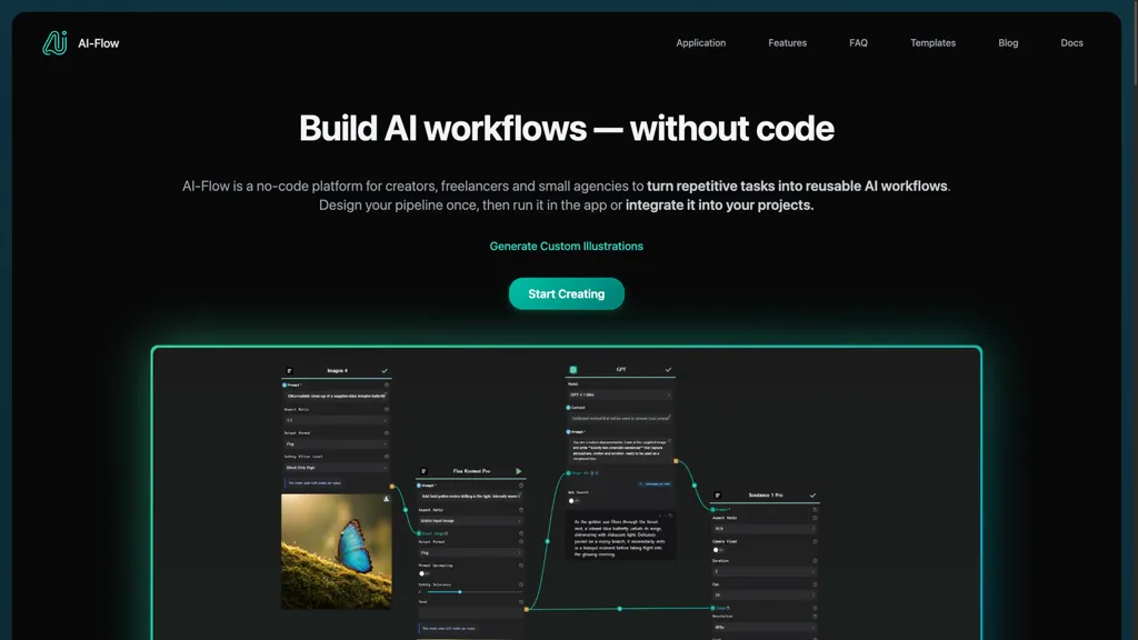 AI-Flow 官网截图