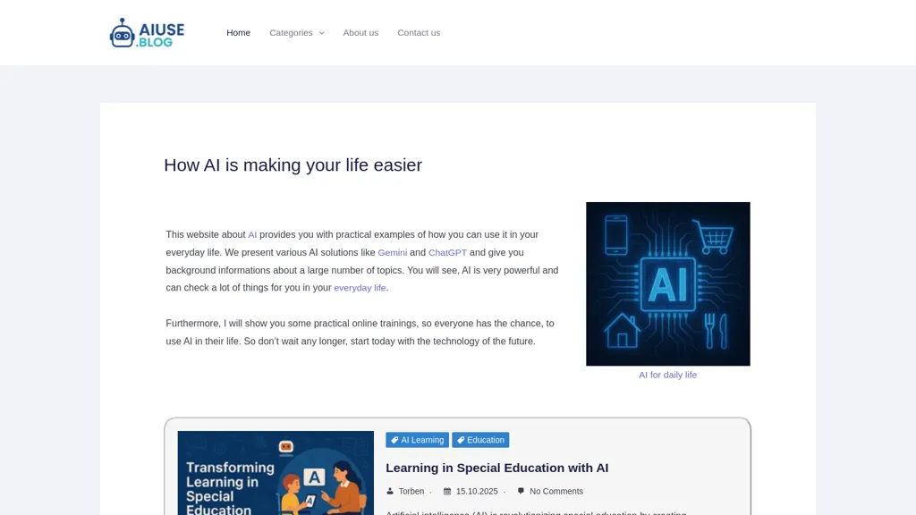 AIuse.blog 工具截图