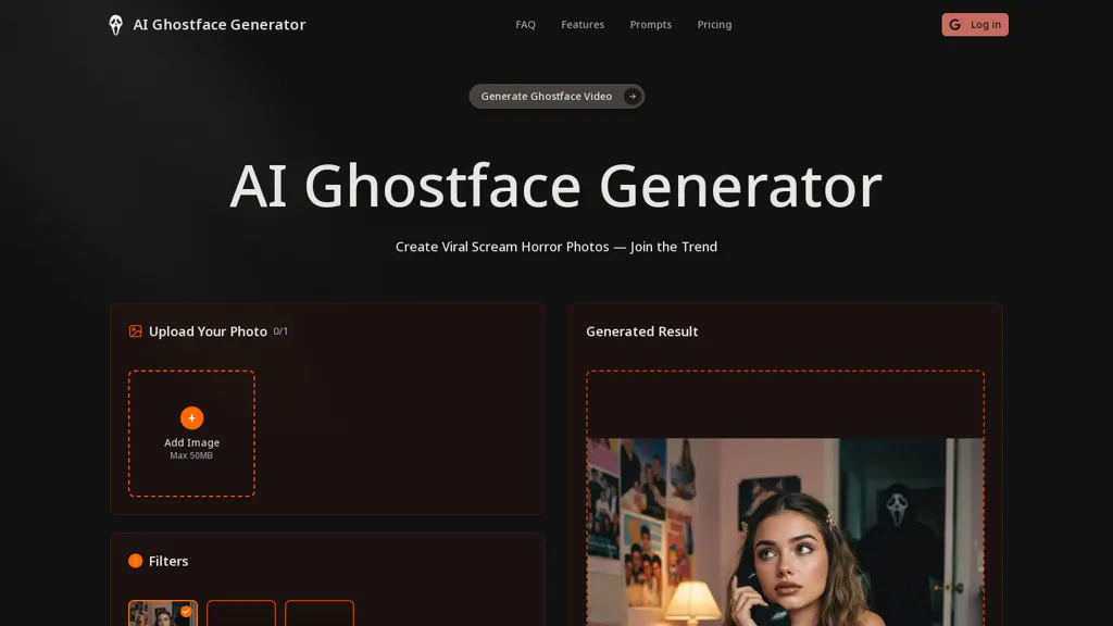 AI Ghostface 工具截图