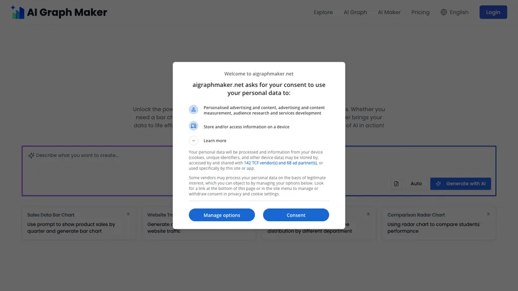 AI graph maker 官网截图