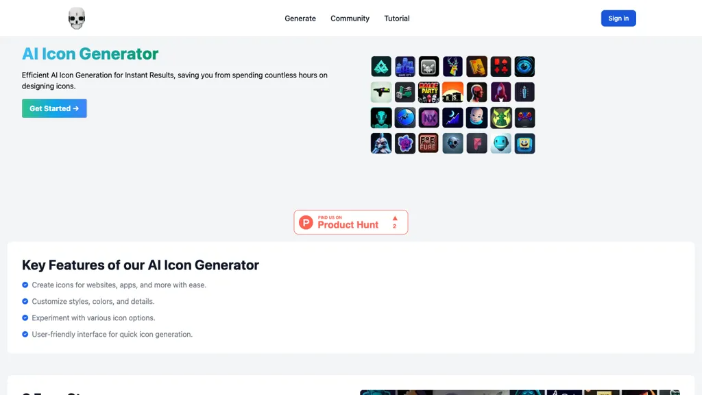 AI Icon Generator 工具截图
