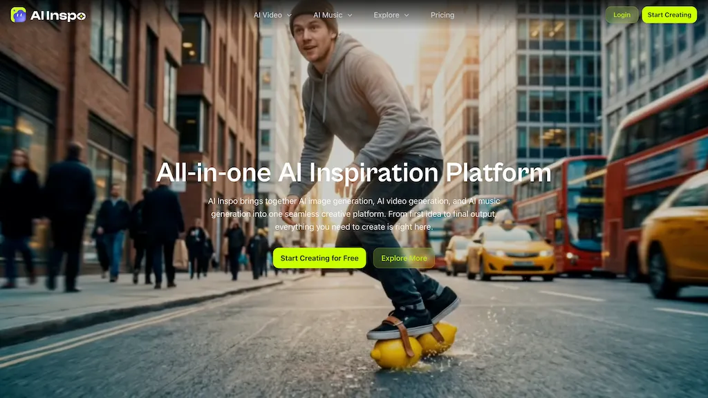 AI InSpo 官网截图