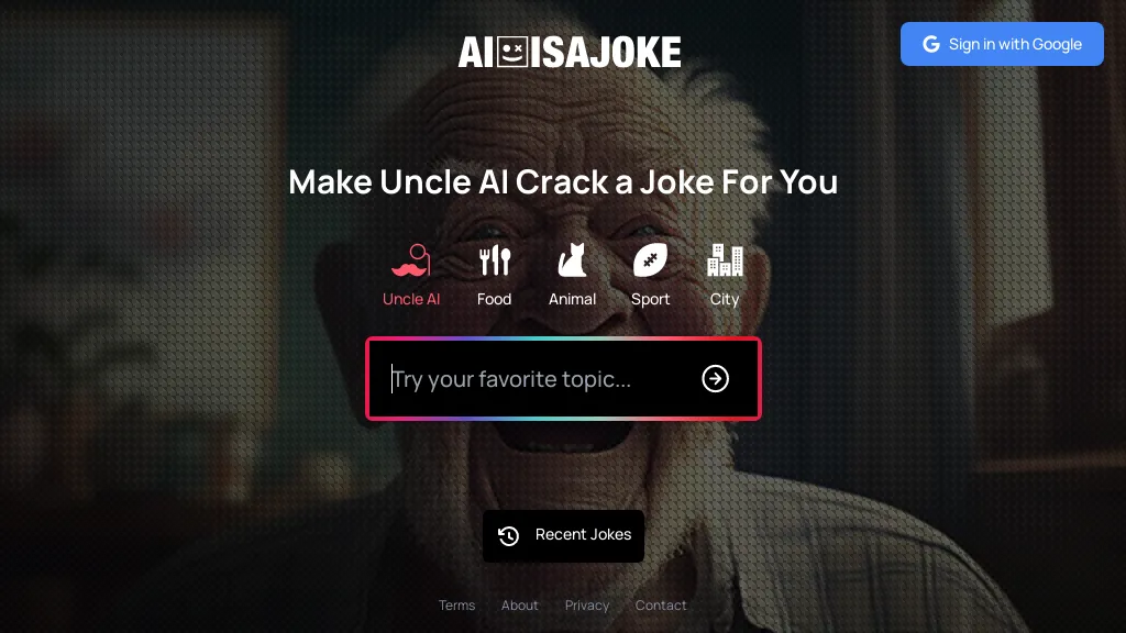AI is a Joke 工具截图