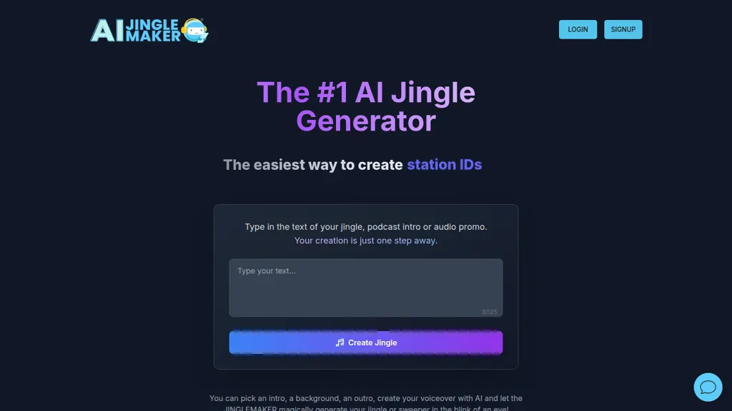 AI Jingle Maker 官网截图
