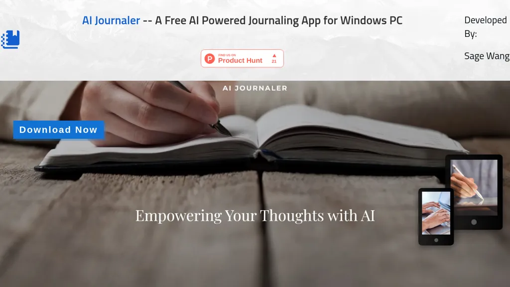 AI Journaler 工具截图
