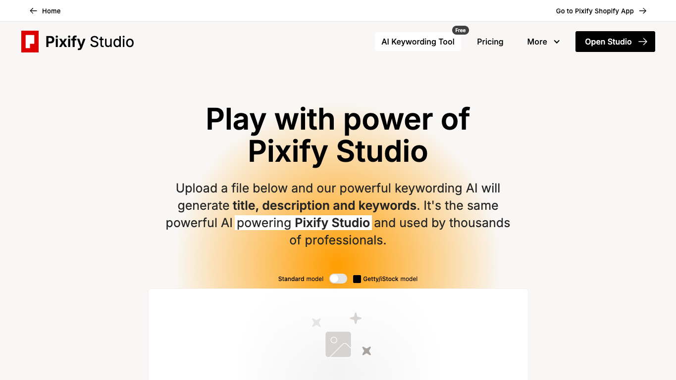 AI Keywording Tool 工具截图
