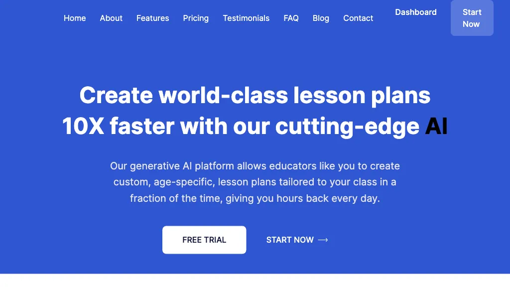 AI Lesson Plan 工具截图