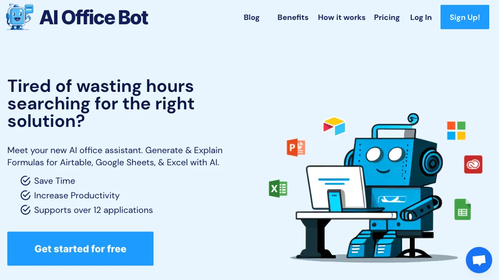 AI Office Bot 官网截图