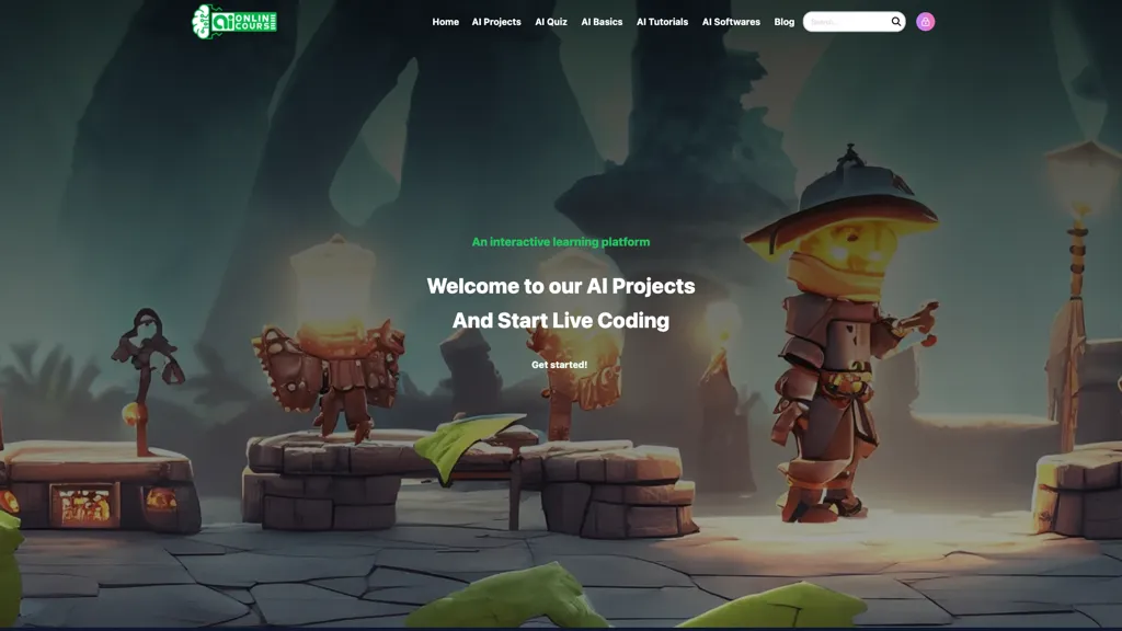 Ai online course 工具截图