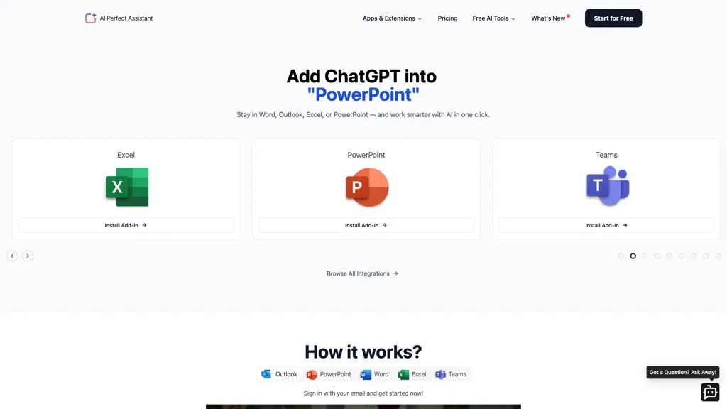 AI Perfect Assistant 官网截图