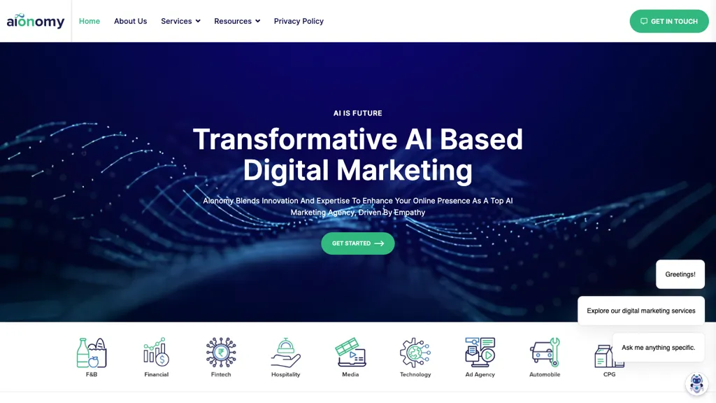 AI-powered Digital Marketing 官网截图