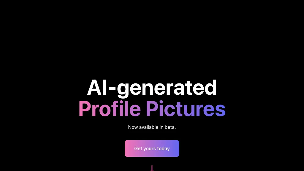 AI Profile Pictures 工具截图
