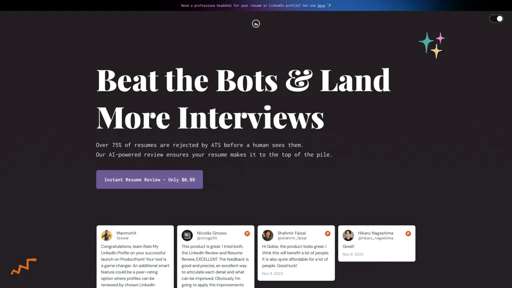 AI Resume Checker 工具截图