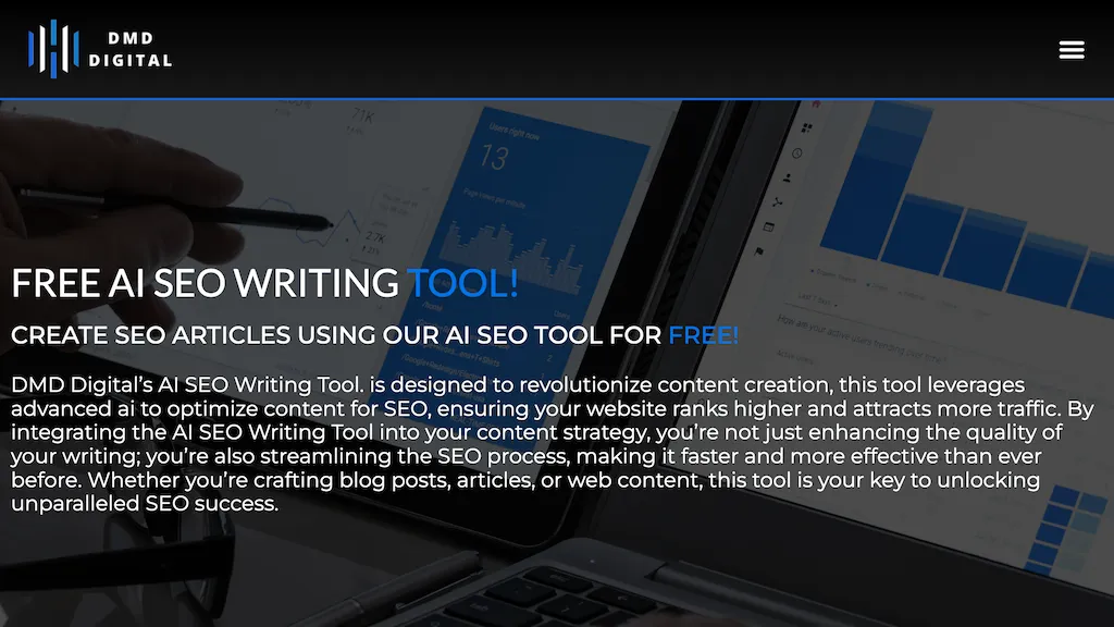 AI SEO WRITING 工具截图