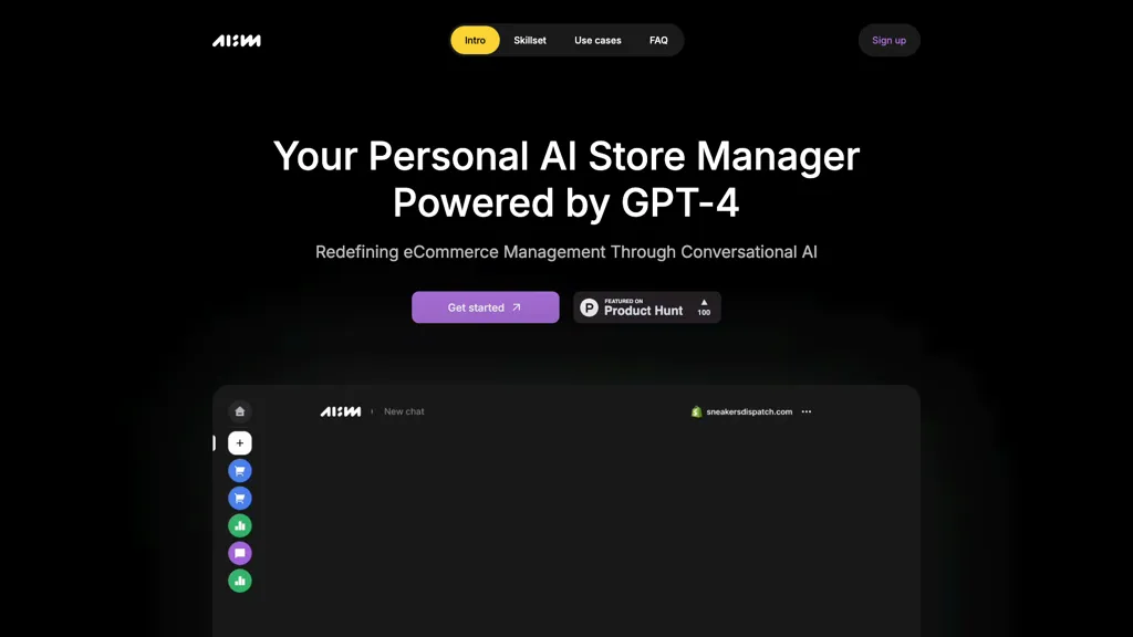 AI Store Manager 官网截图