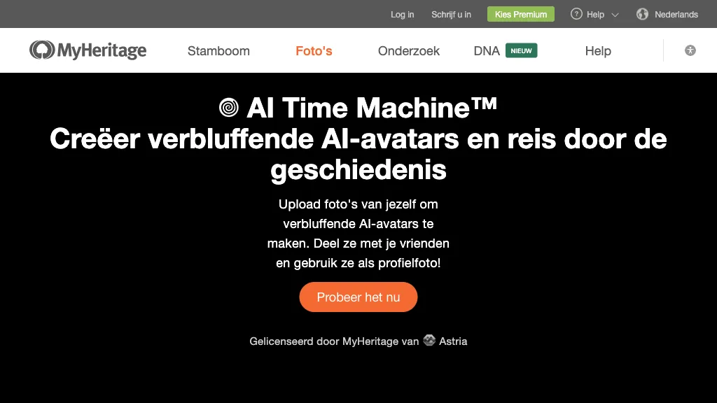 AI Time Machine 工具截图