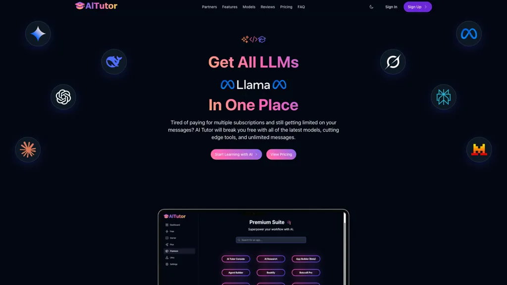 AI Tutor 工具截图