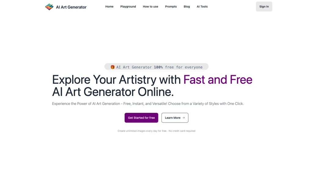 AIArtGenerator.net 官网截图