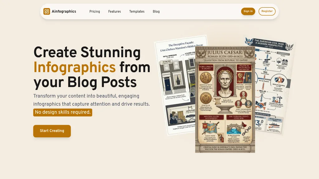 Ainfographic 工具截图