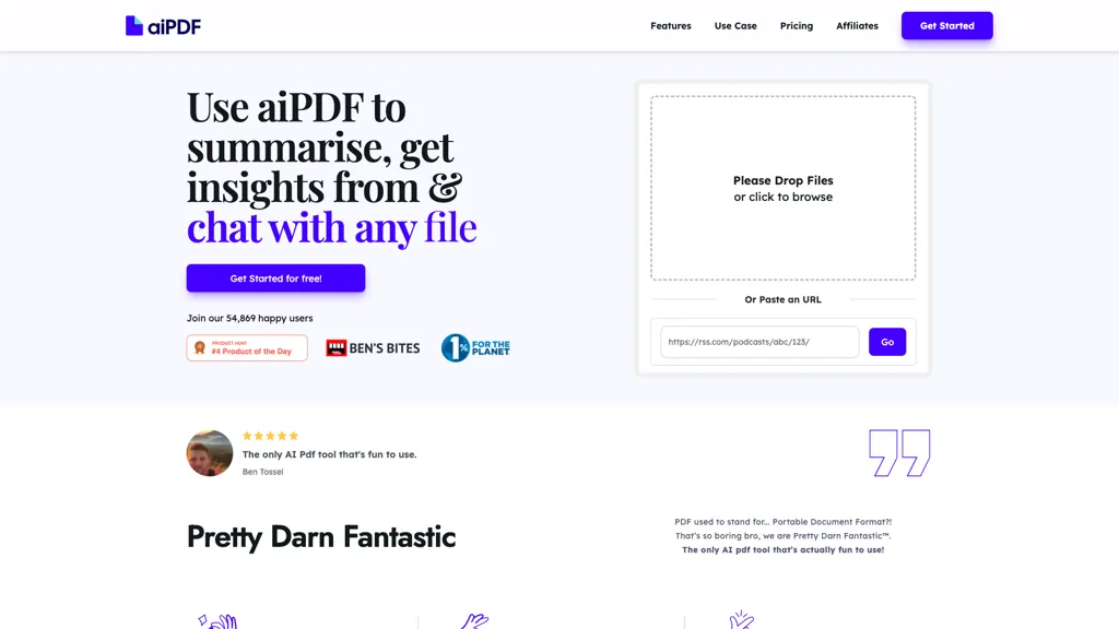aiPDF 官网截图