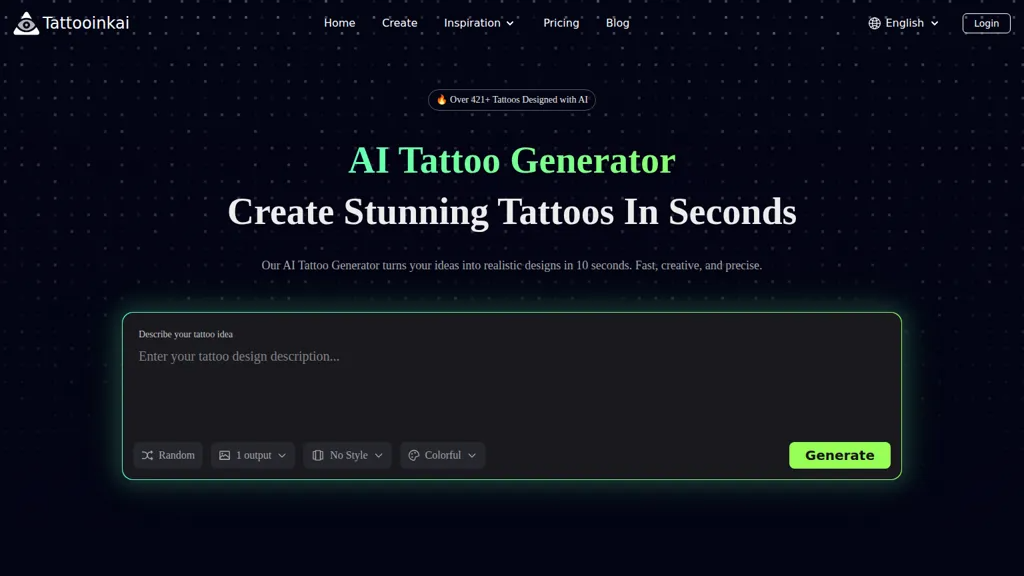 AITATTOO ART 官网截图