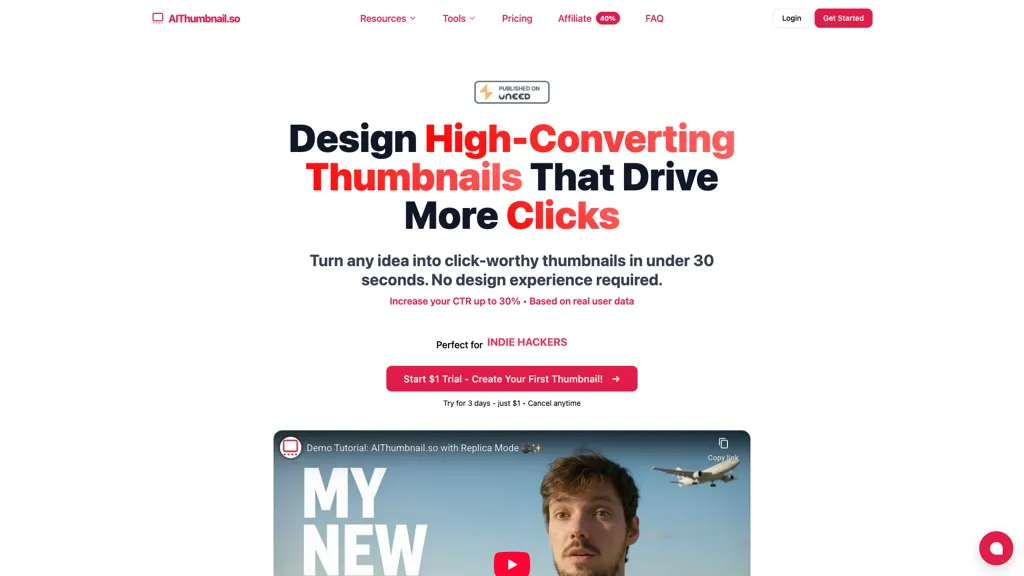 AIThumbnail.so 官网截图
