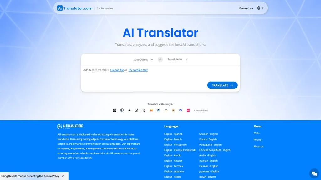 AITranslator.com 工具截图