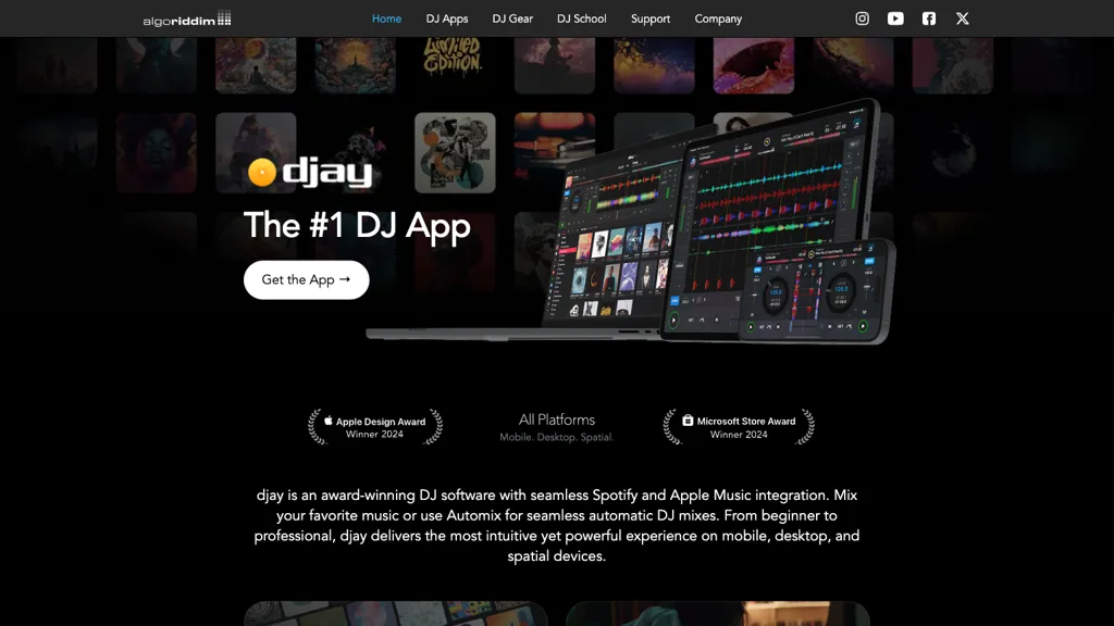 Algoriddim DJ 工具截图