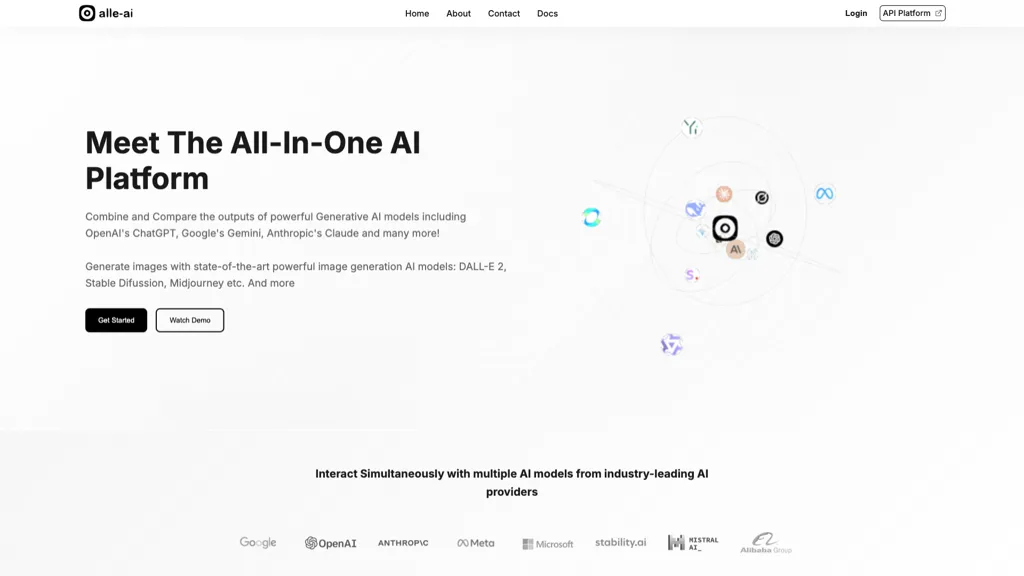 Alle-AI 官网截图