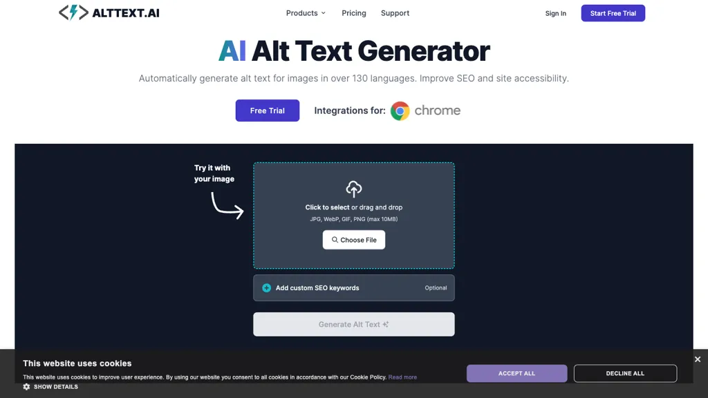AltText.ai 工具截图