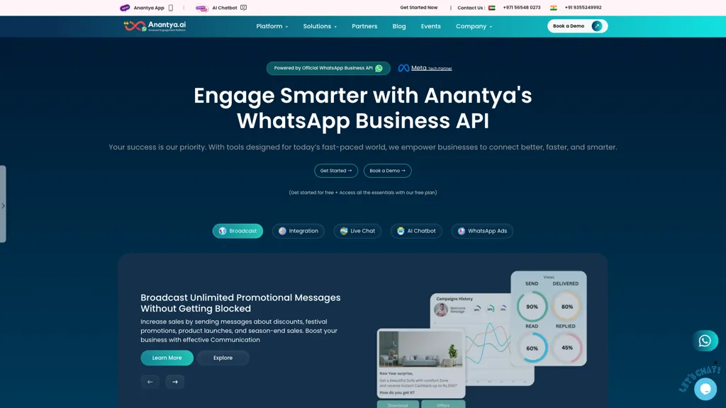 Anantya.ai 官网截图
