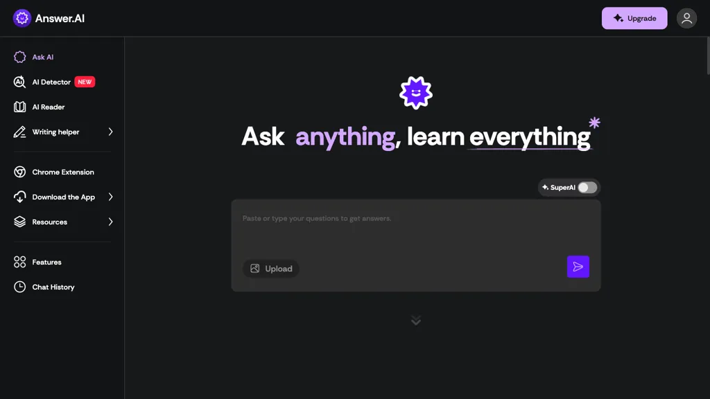 Answer AI 官网截图