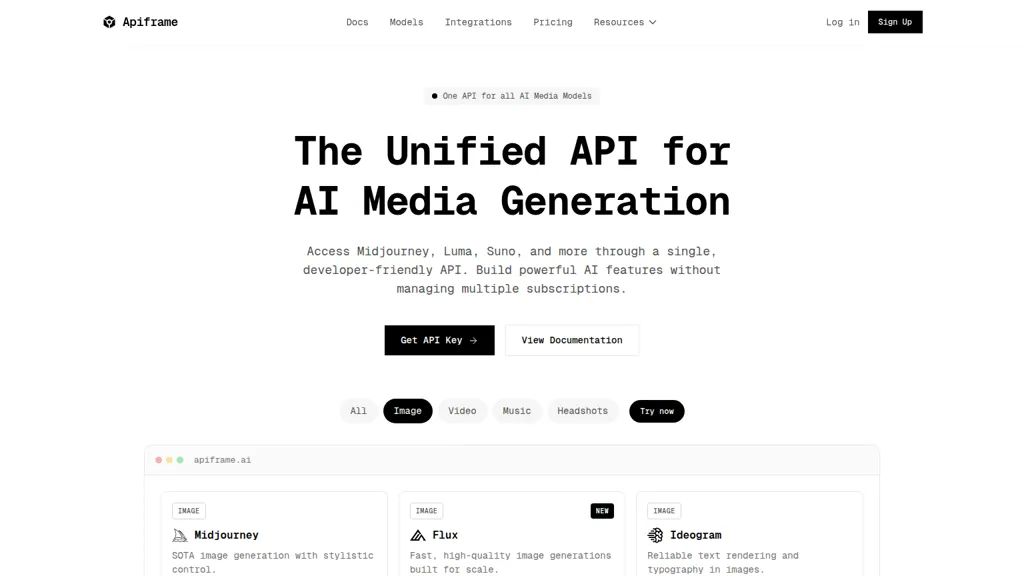 APIframe AI 工具截图
