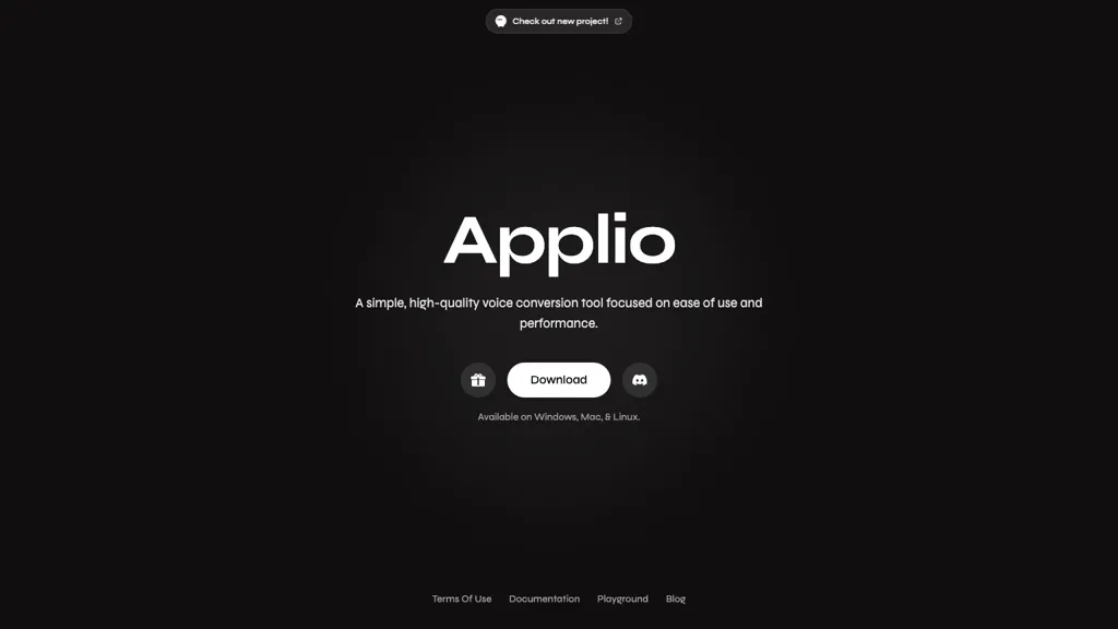 Applio 工具截图