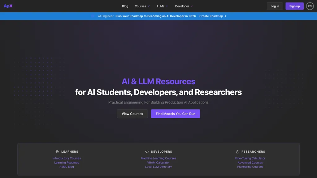 ApX Machine Learning 工具截图
