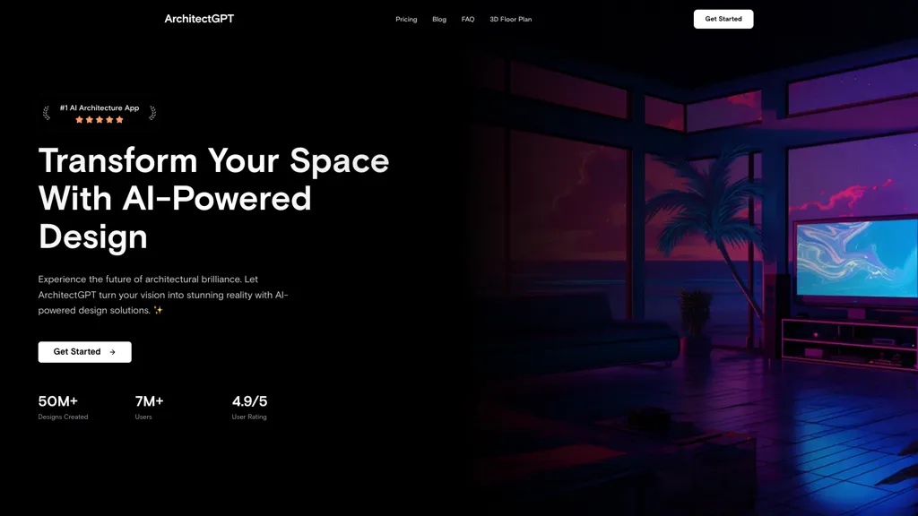 ArchitectGPT 官网截图